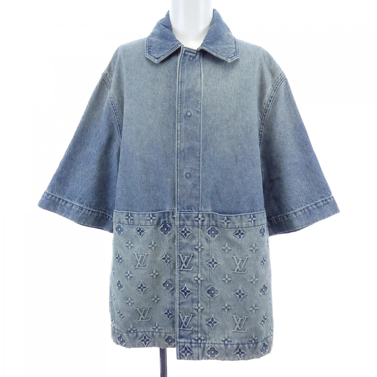 Pre-owned Louis Vuitton Denim Small Leather Goods Jacket