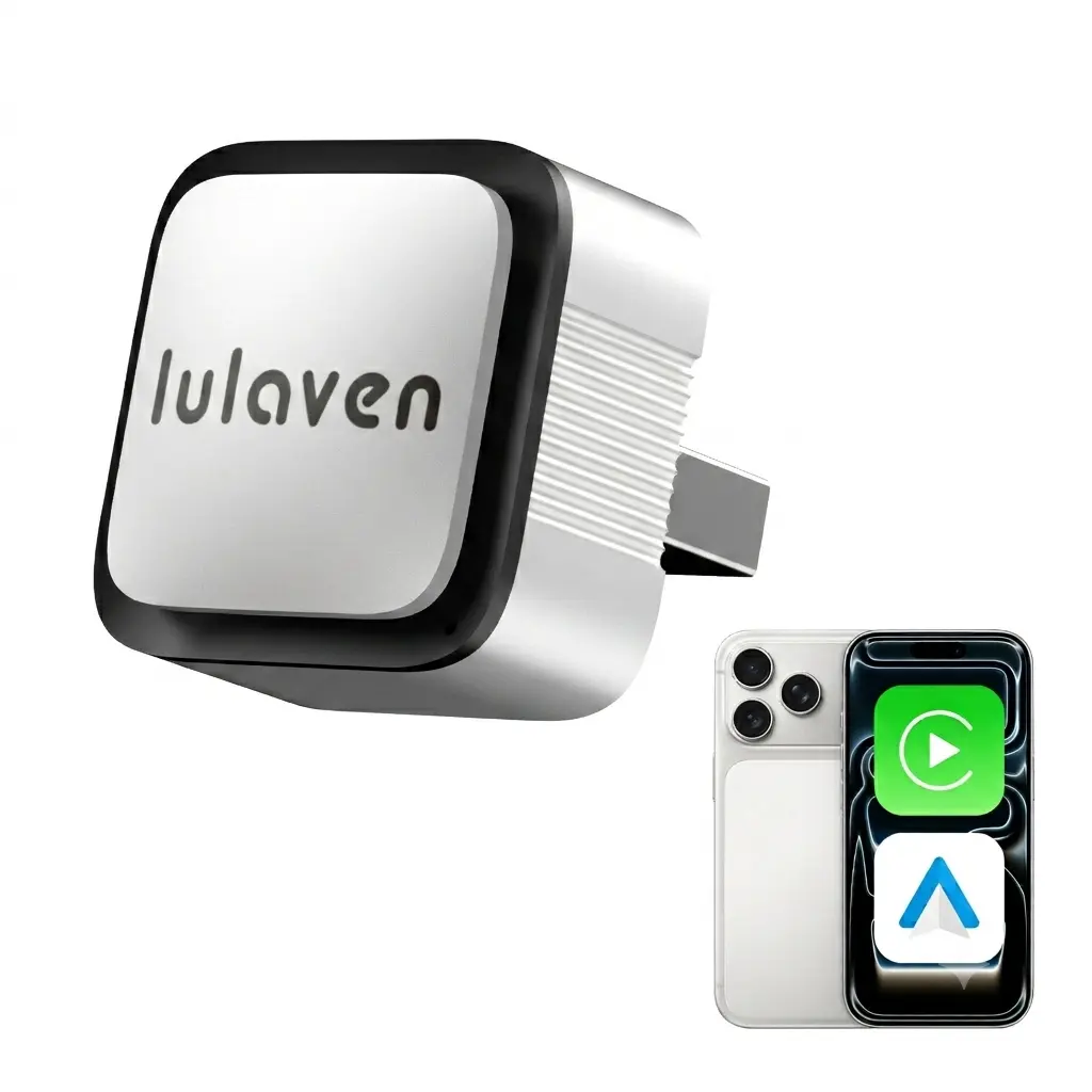 SummerFinds 2026 Wireless CarPlay Adapter iPhone & Android Compatible with Fast connection No Latency Converts Wired to Wireless