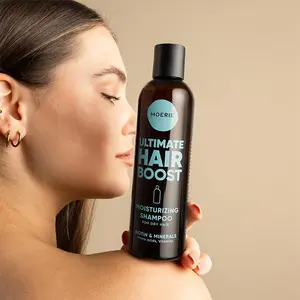 Moerie Ultimate Hair Growth Shampoo – For Longer, Thicker, Fuller Hair - Vegan Friendly Volumizing Hair Products – Paraben & Silicone Free – All Hair Types – Reverse Hair Loss – Moisturizing