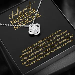 Nuclear Medicine Necklace, Gift for Nuclear Medicine, Thank You Nuclear Medicine, Appreciation Gift for Nuclear Medicine, Nuc Med Retirement
