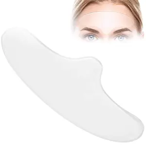 Silicone Forehead Gel Patches, Self-Adhesive Low Allergenicity, Reusable Transparent Stickers for All Skin Types, Easy to Use, Clear, Aesthetic, Self Care Tool