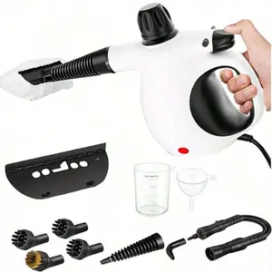 Steam Cleaner, Pressurized Steam Cleaner For Home&Car, Upgrade 350ML , Lightweight Portable Steamer With 12Accessories For Cleaning Kitchen, Grout, Furniture, Couch, Car And Bathroom