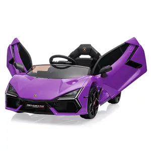 GARVEE Licensed 12V Lamborghini Revuelto Electric Ride-On Toy Car for 37+ Months Kids, Battery-Powered Sports Toys with Remote Control, Bluetooth Audio, Headlights, Music for Kids Outdoor Play