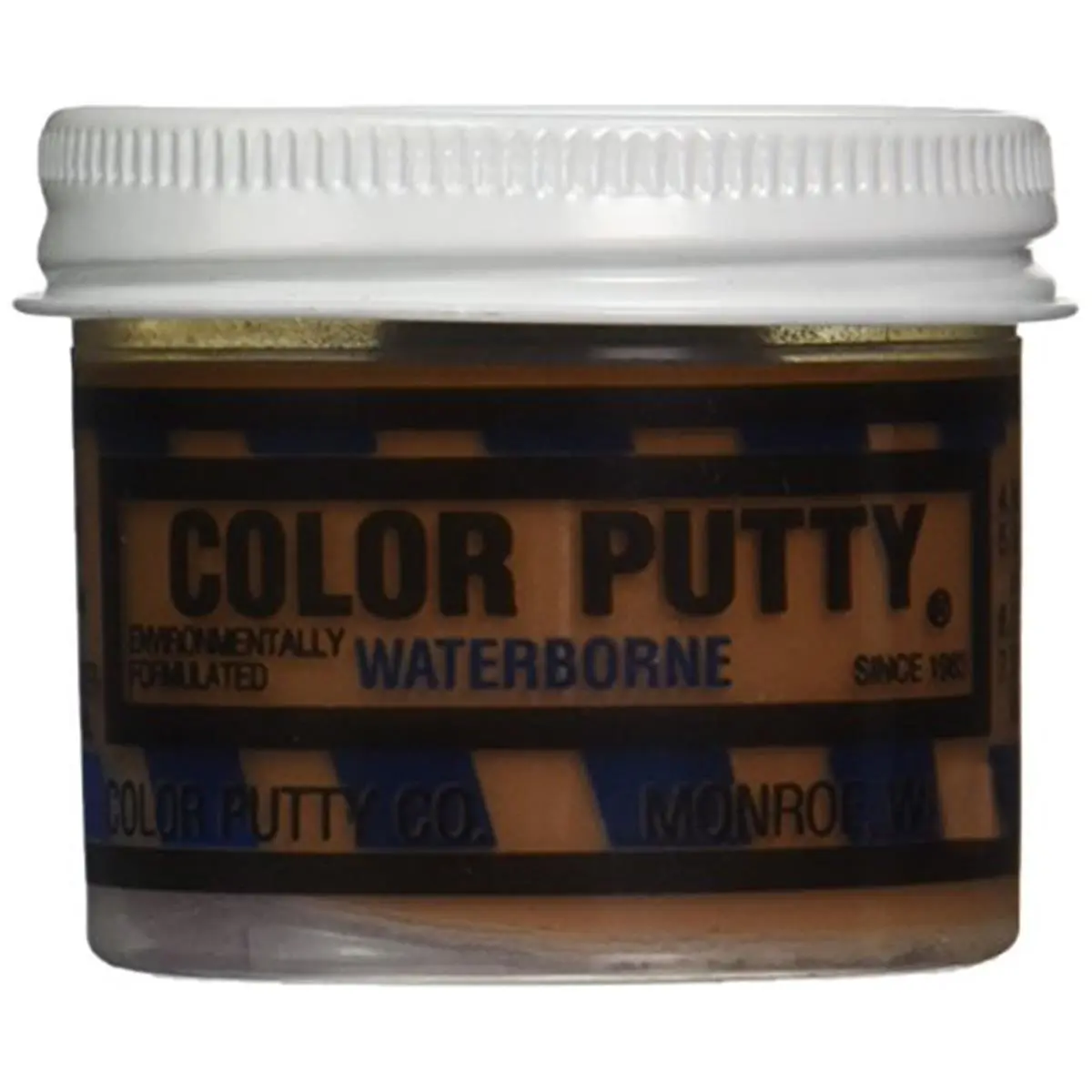 212 MAIN Odorless Ready-to-Use Wood Repair Color Putty, 236 Water-Based Formula Color-Transmitted Nutmeg Putty - 3.68 oz