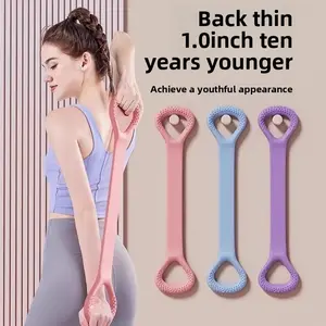 8-character tension device, women's open back elastic belt,Elastic Back Stretch Band