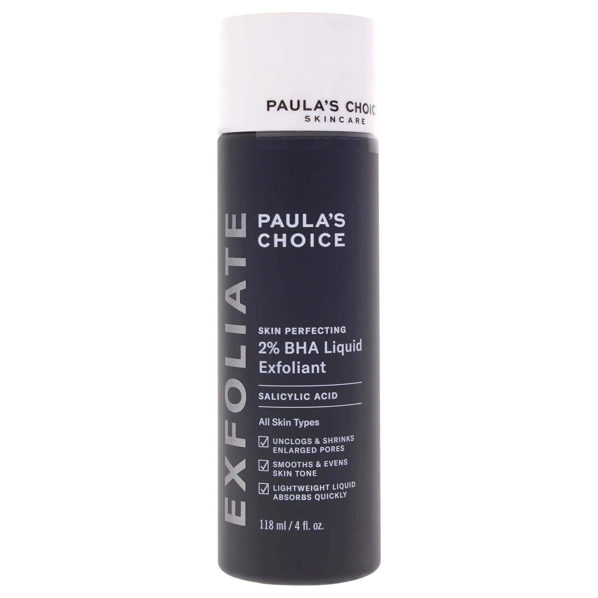 Skin Perfecting 2 Percent BHA Liquid Exfoliant by Paulas Choice for Unisex - 4 oz Exfoliator