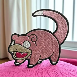 Slow poke Pokémon Iron on Patch