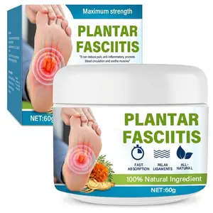 Maximum Strength Foot Comfort Cream All-Natural Ingredients Fast Absorbing Non-Greasy Plantar Fasciitis Relief 60g