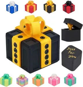 Humor Puzzle Trick Box – Unique 3D Printed Gift for Men and Women, Valentine’s Day Gift Idea for Couples, Girlfriends or Partners, Fun Present for Birthdays and Small Celebrations