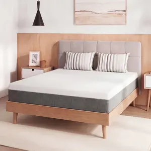 【summergarden】10Inch High Memory Foam Sponge Mattress, Vacuum Compressed Roll Up Mattress, Breathable Medium Bed, Orthopedic Pressure Relief Back Support Mattress, Single Queen King Size, No Box Spring Needed for Bedroom Apartment Guest Room Dorm Home Use