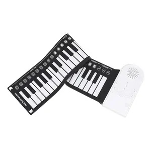 49 Key Portable Foldable Electronic Piano, Electronic Keyboard, Folding Piano, Music Instrument for Teenager & Adults, Musical Instruments & Accessories