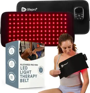 Lifepro Allevared Pro Mini LED Light Therapy Belt – 660nm & 850nm LED Wrap for Body, Muscle Comfort & Recovery Support