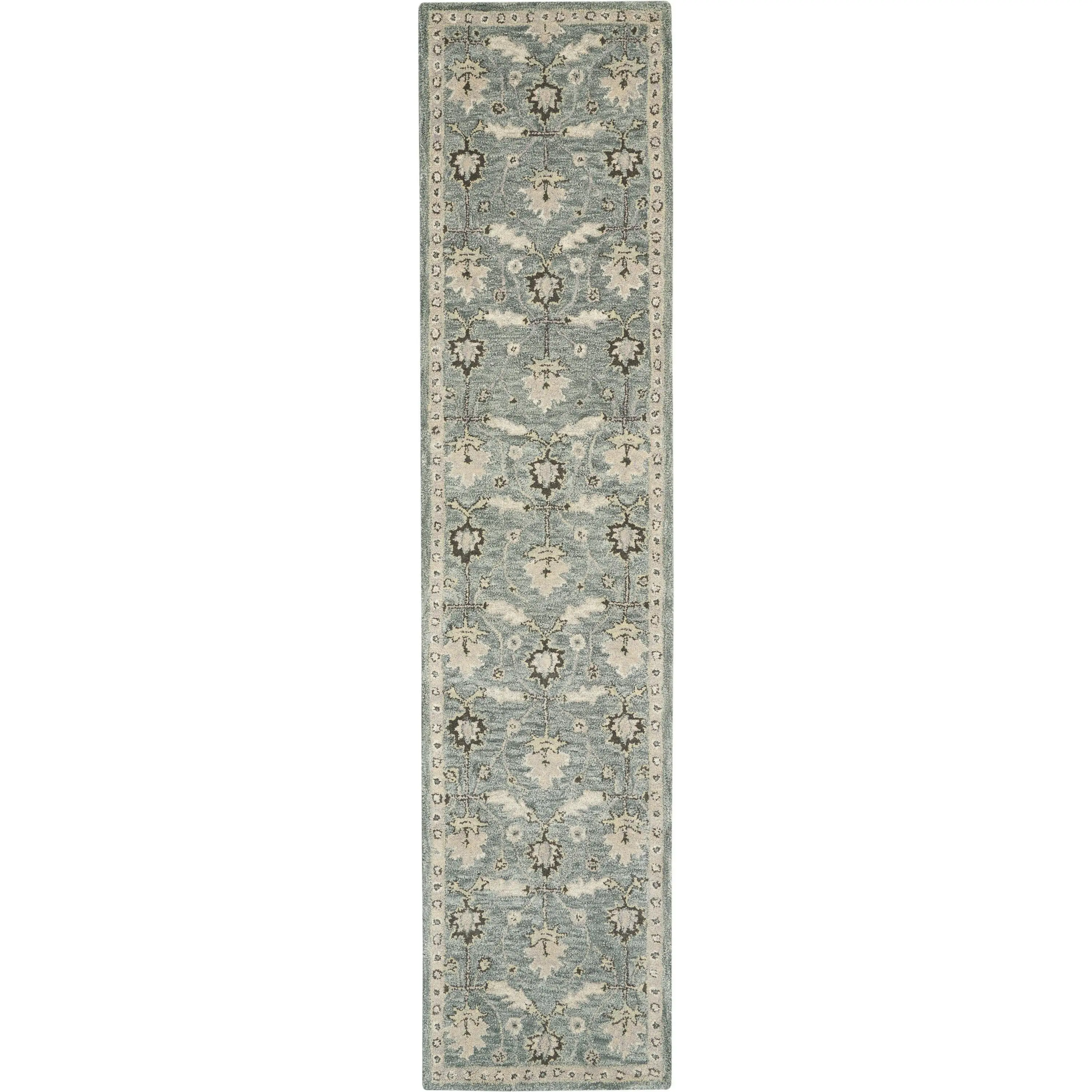 Nourison Home Jazmine JAZ02 Seafoam Traditional Tufted Rug