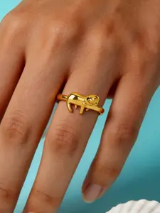 1 Pcs Cute Seal Rings for Women Gold Color Ocean Animal Finger Ring Aesthetic Fashion Jewelry,Perfect Gifts for Birthday,Party,Wedding,Anniversary,Thanksgiving,Christmas,Mother's Day