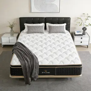 10/12/14 Hybrid Mattress with Lumbar Support eight sleep mattress kid teen adult queen size mattress cool mi independent pocket spring cool gel compressed mattress high density foam colchón memory foam bed in box underbed storage princess bed