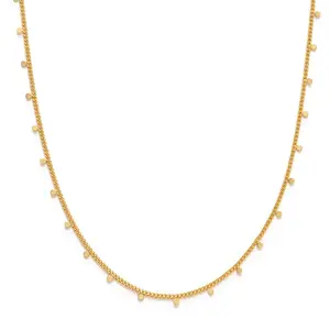 TINY DOT CHAIN NECKLACE
