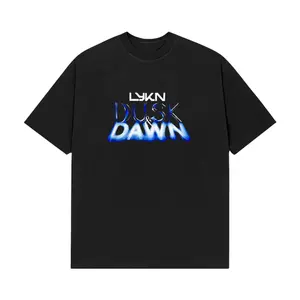LYKN Dusk Till Dawn T-Shirt – Minimal Futuristic Graphic Tee, Clean Streetwear Shirt for Men & Women, Casual Everyday Outfit