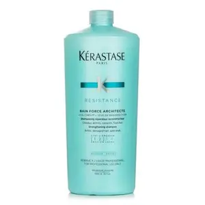 Kérastase Resistance Bain Force Architecte Strengthening Shampoo (For Brittle, Damaged Hair, Split Ends)，1000ml