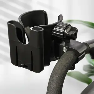 1 Set 2 in 1 Baby Stroller Phone Holder & Cup Holster, Multifunctional Stroller Organizer Bottle & Phone Holder, Stroller Caddy, Stroller Accessories