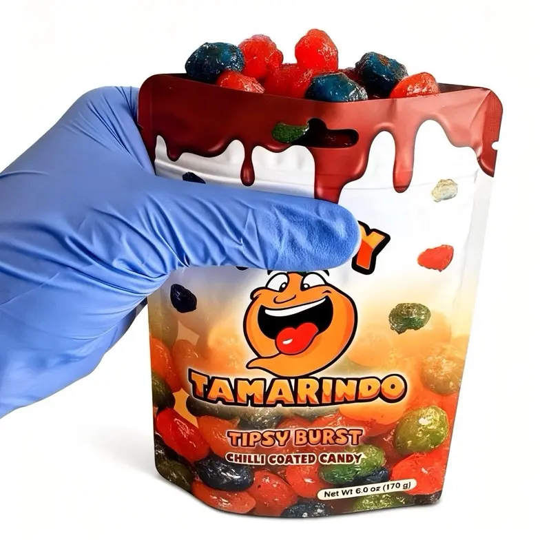 Tipsy Burst Fruit-Flavored Chilli Snack, Tangy Candy Treat