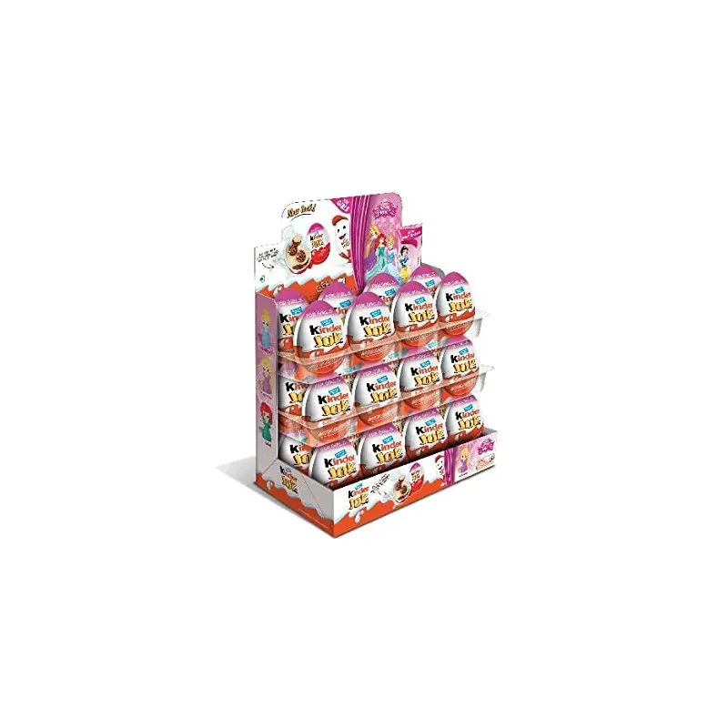 Kinder Joy Eggs - Sweet Cream and Chocolatey Wafers Snack - 2.1 Ounce