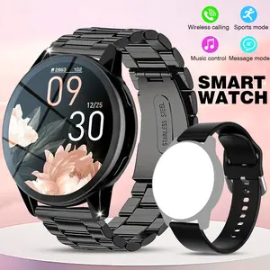 Must-Have 2-in-1 Smart Watch with Extra Strap, Hands-Free Call & Music Control, Stylish Sports Watch for Fitness Lovers