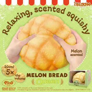 iBloom Squishy Melon Bread Queen Kawaii Soft Scented Slow Rising Stress Relief