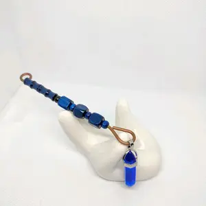 Hand twisted Blue Sapphire Rip Stick (smoke accessory)