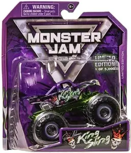 Monster Jam King Sling Dennis Anderson’s Purple Limited Edition 1/64 Scale Die-Cast Truck – 1 of 5,000 – Exclusive Collectible