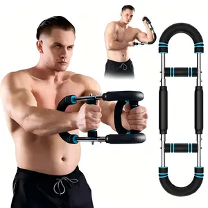 BIGWET Arm Trainer, Adjustable Chest Workout Equipment, Arm Trainer for Men, Chest Trainer for Men, Shoulder Muscle Training, Portable Spring Resistance Home Fitness Equipment SummerVibe twister arm muscle trainer gym tools
