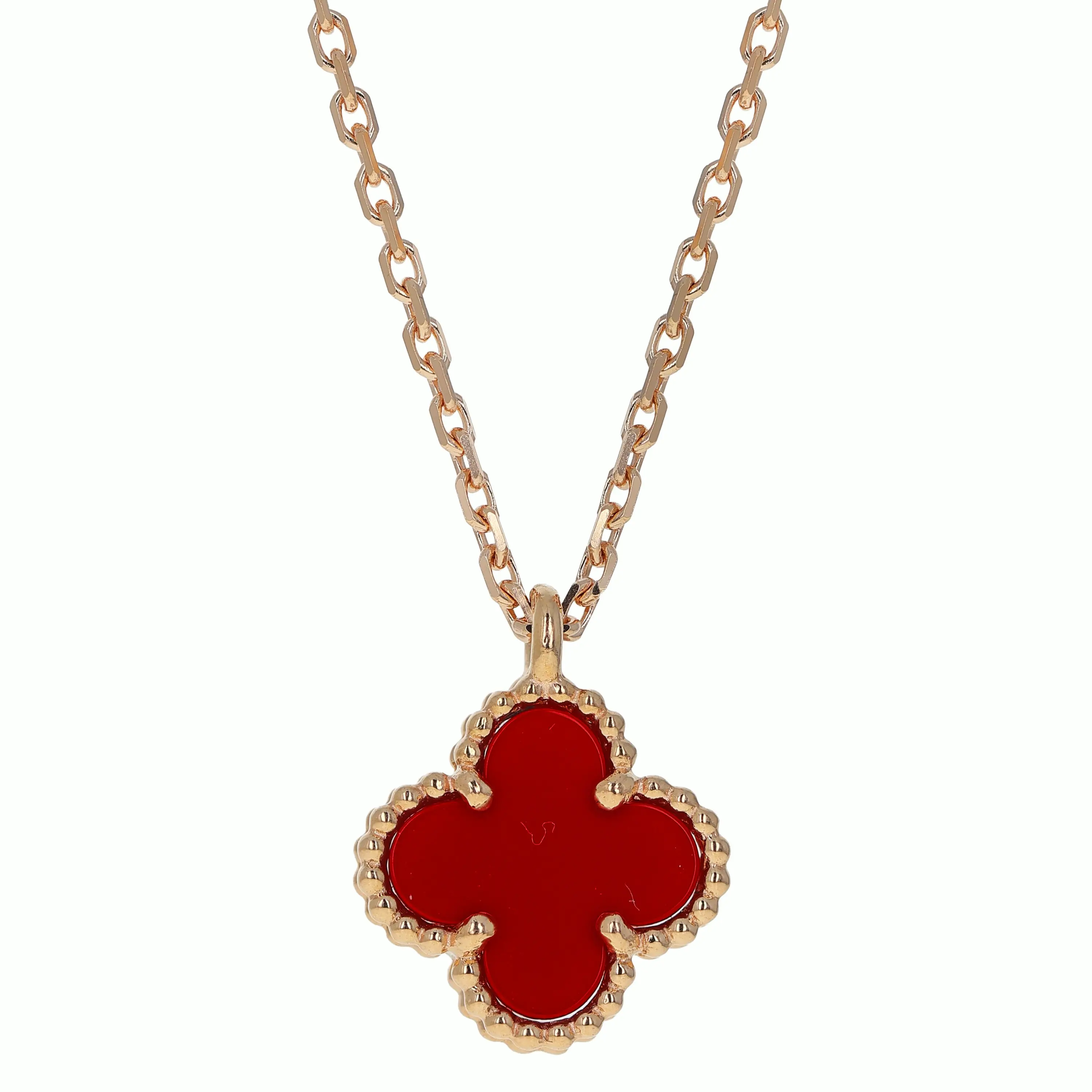 Pre-owned Van Cleef & Arpels Sweet Alhambra Pendant Necklace