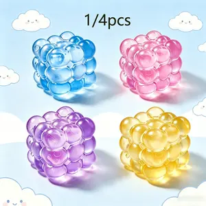 3D Magic Cube Malt Sugar Stress Relief Fidget Toy, Slow Rebound Creative Squishy Toy, Fun Interactive Toy, Perfect Gift for Kids and Adults