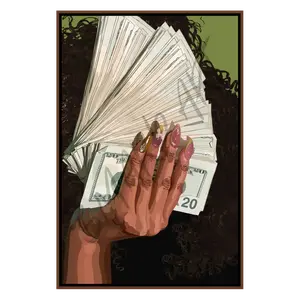 Bills & Thrills - Smard Black Wall Art Print/ Canvas for Home /Office Decor