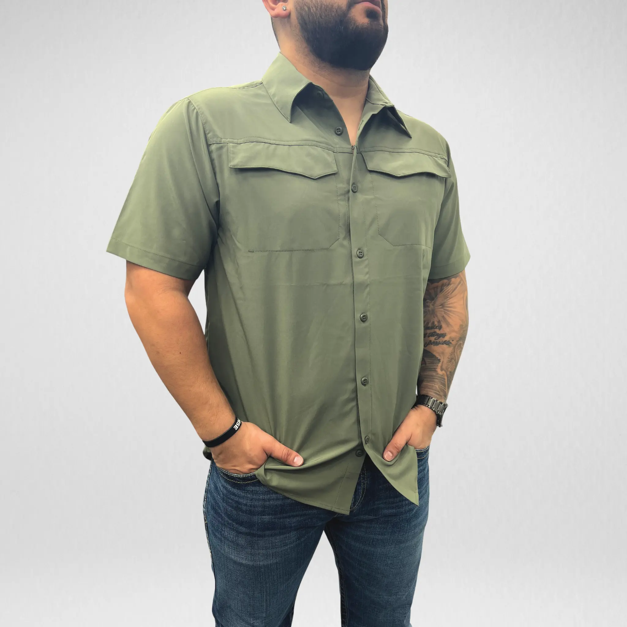 Men's APS Tek S/S Shirt - Olive