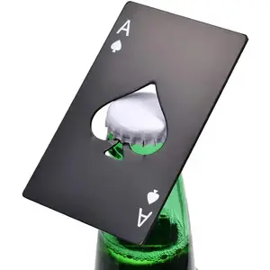 Playing Card Design Bottle Opener, Beverage Can Opener, Portable Multifunctional Manual Bottle Opener for Kitchen Canteen Party