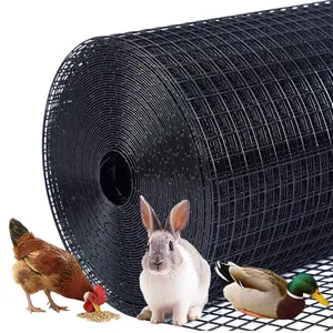 48in x 100ft Hardware Cloth,  1/2inch Galvanized Wire Mesh Roll, 19 Gauge Chicken Wire Fencing Roll, Vinyl Coating Metal Wire Mesh for Chicken Coop Barrier, Rabbit Snake Fences, Poultry  Enclosures