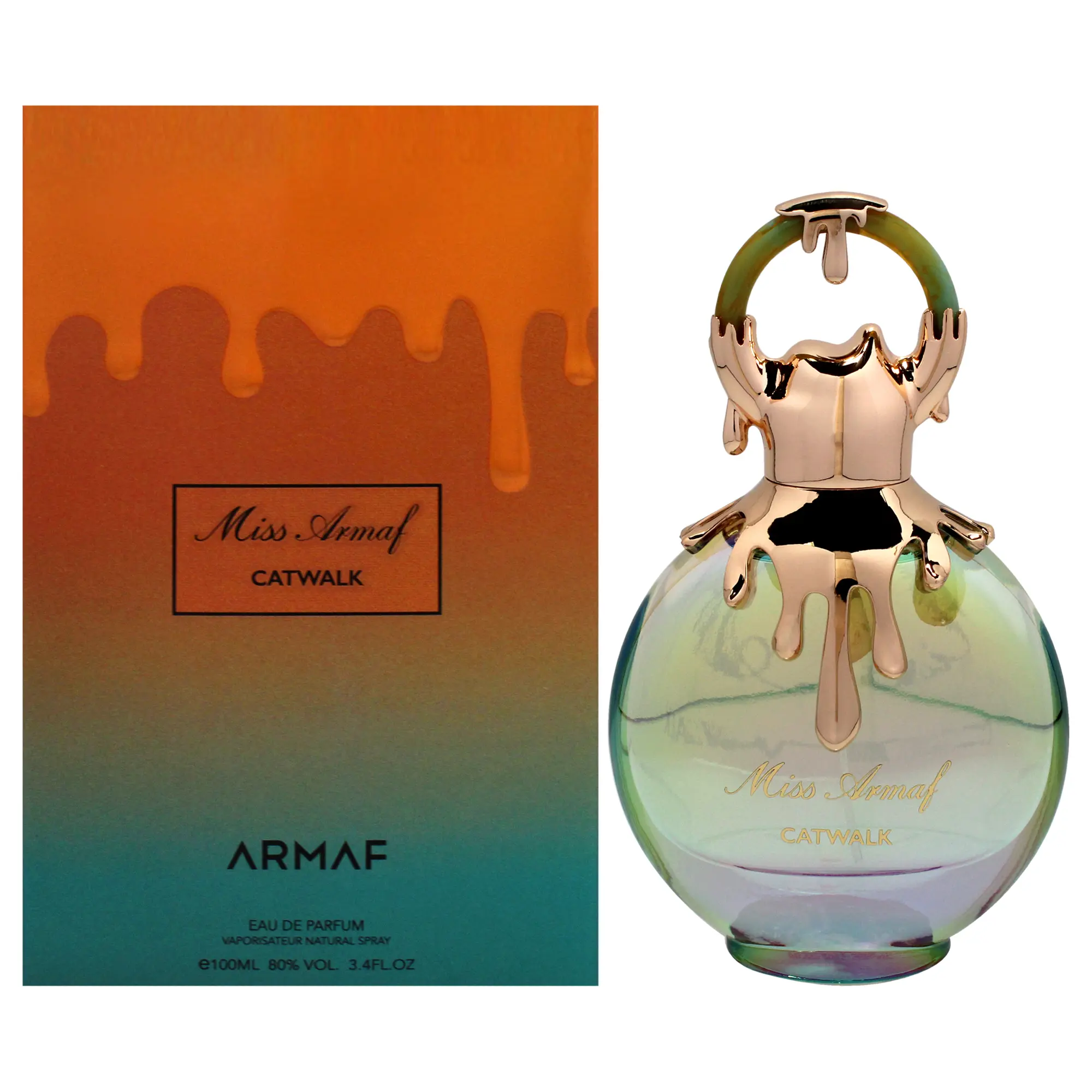 Miss Catwalk by Armaf Women's 3.4 oz EDP Natural Spray - Luxurious, 3 to 3.9 fl oz, Contains Alcohol, Unique Design, Single Bottle, Modern