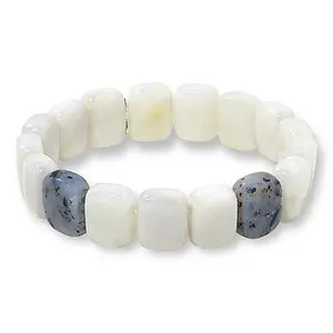 Mine Finds by Jay King Moss Opalite Bead Stretch Bracelet