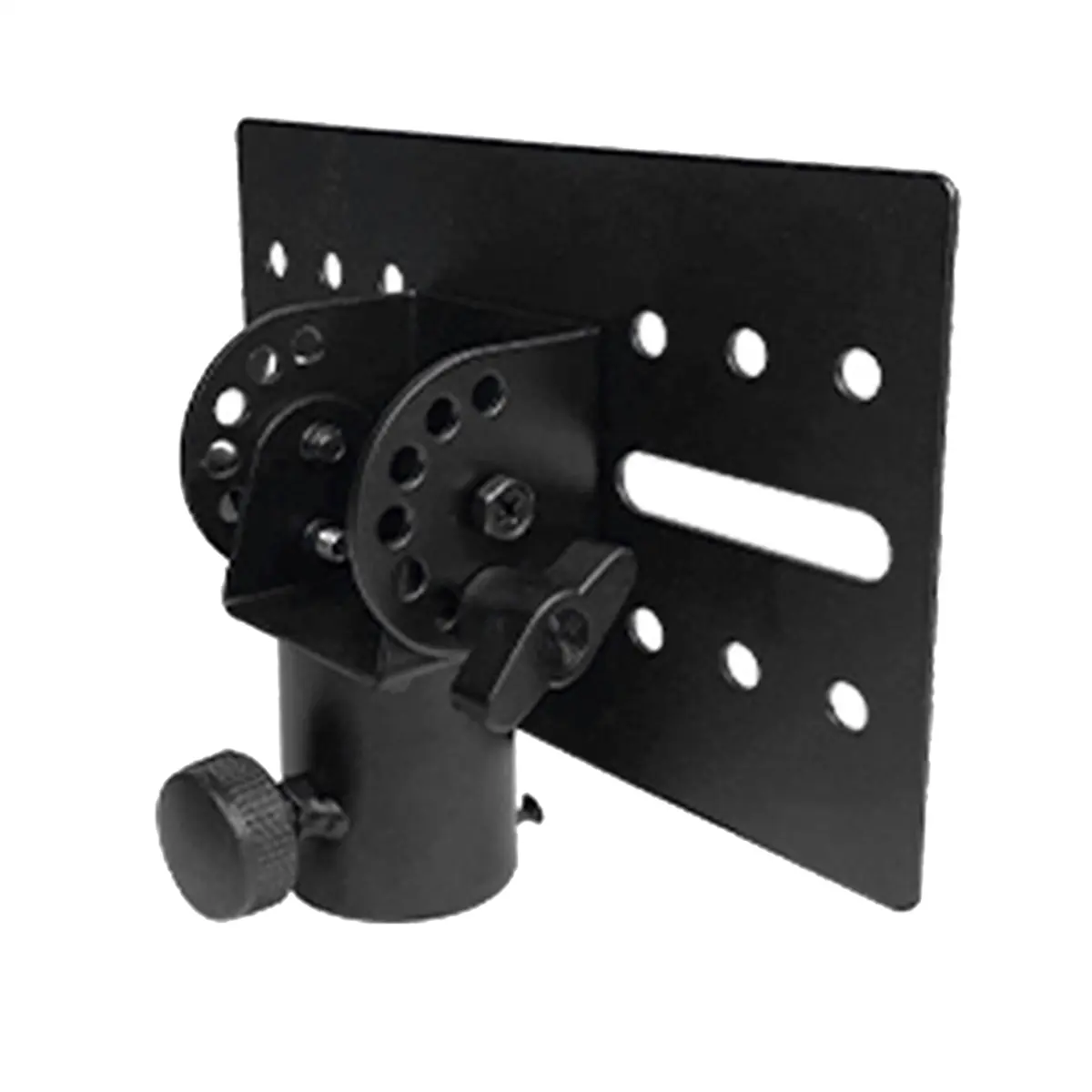Durable 35mm Metal Mount Tripod Pole Adapter Top Cap for DJ/PA Speakers, Swivel-Adjustable Home Appliance Accessory for DJ Equipment, Hosting a Party (Fits 13mm or Smaller), Events
