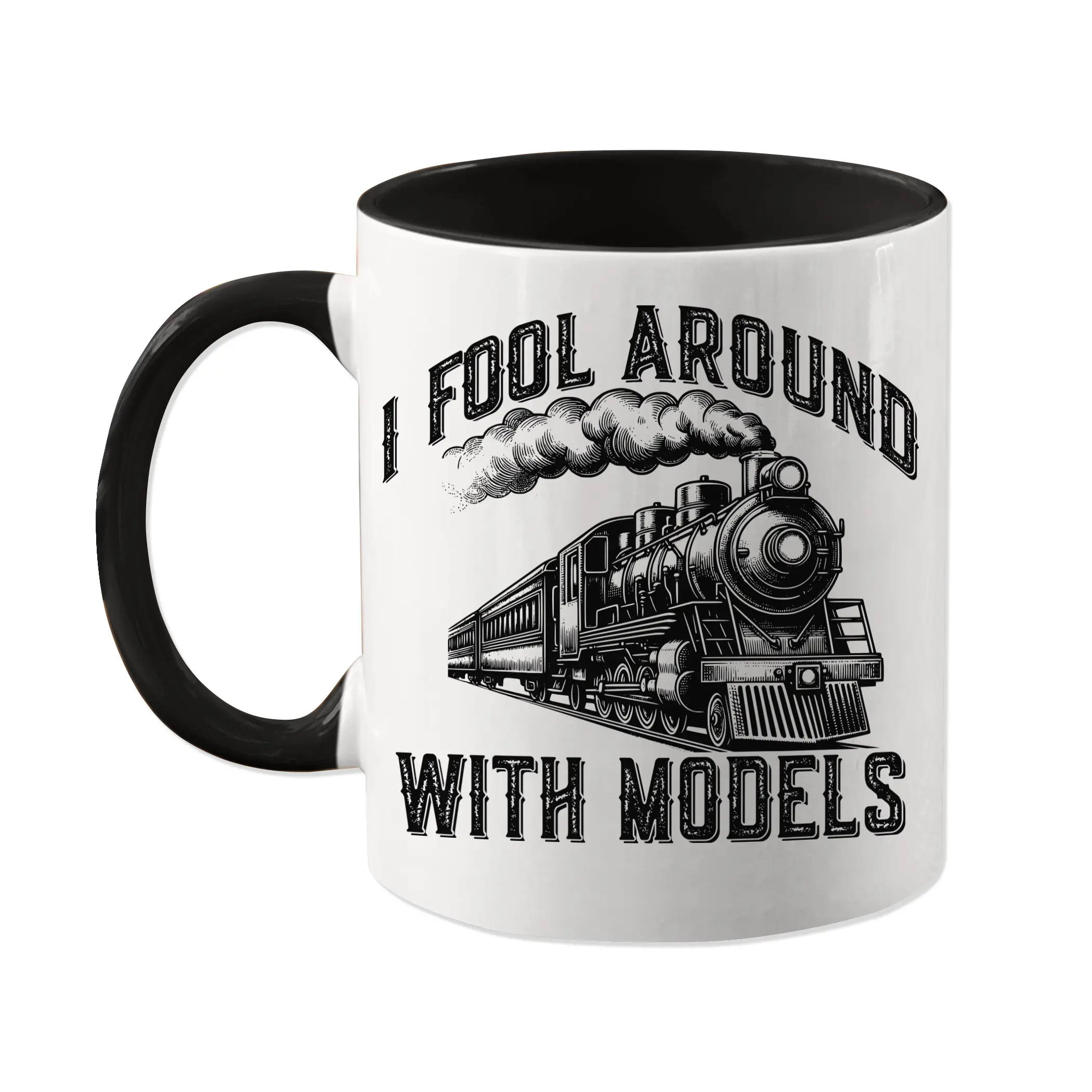 Train Mug, Gift For Train Lover, Funny Model Train Mug, Train Cup, Train Gift, Funny Train Coffee Cup, Train Lover Present, Train Stuff, Cool Mug