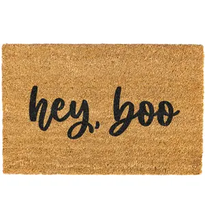 Hey Boo doormat, Welcome Mat, Funny Door mat, Fall Doormat, Fall Decor, Halloween Decorations