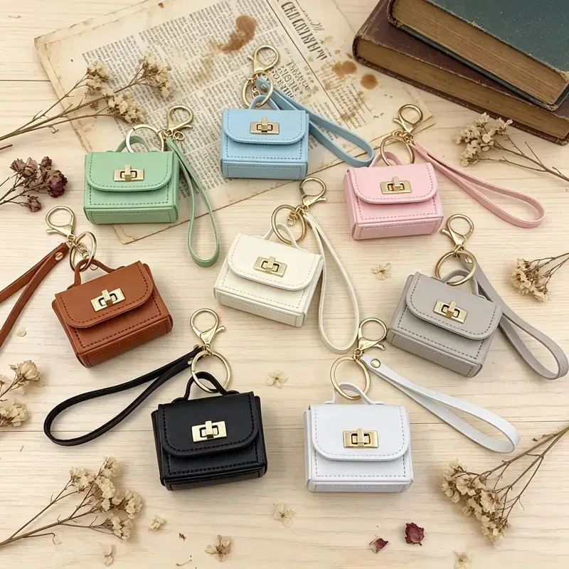 Mini pouch keychain, stores earbuds and small gadgets. Ideal gifts for graduation, school rewards and party favors. # holiday gift exchange  # ideal party favor