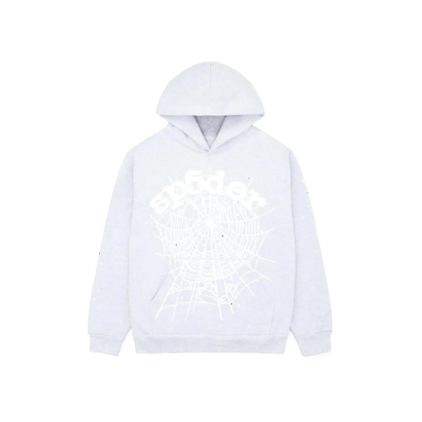 Sp5der OG Web Hoodie Heather Grey
