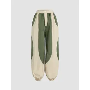 Cider [2 colors, size 2-26] Woven Patchy Jogger Pants SwimWeek