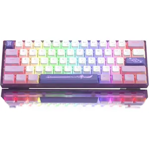Womier 60% Keyboard,WK61 V2 Mechanical RGB Wired Gaming Keyboard