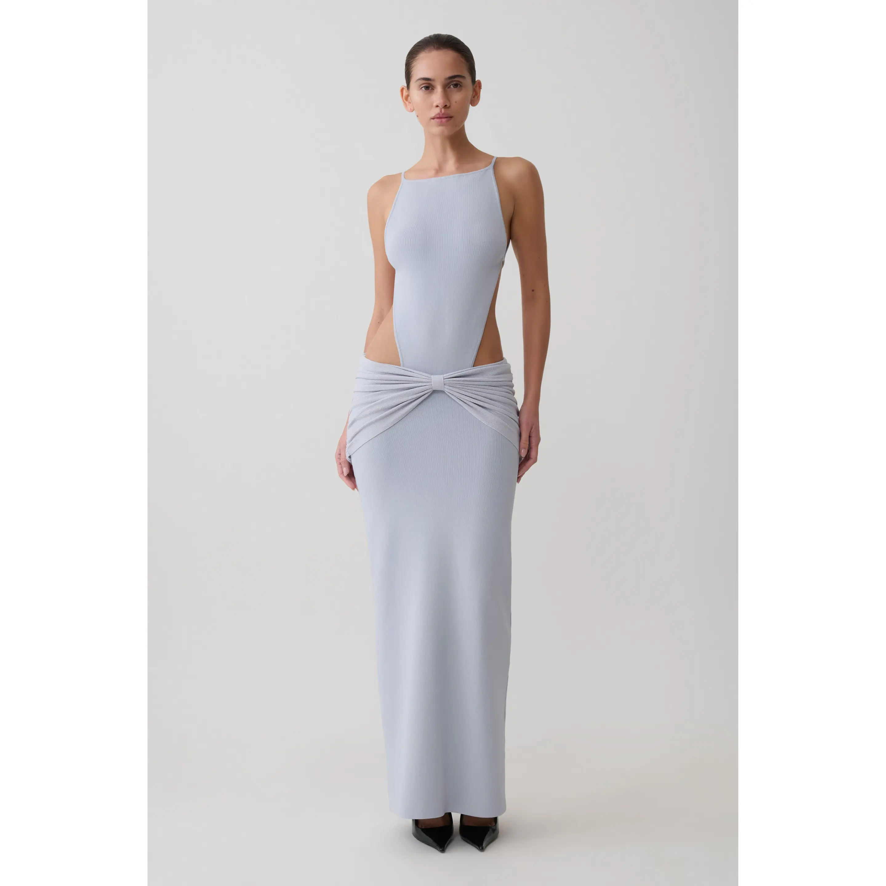 Nathaelie Sleeveless Maxi Dress - Sky Blue Nathaelie Sleeveless Maxi Dress - Sky Blue