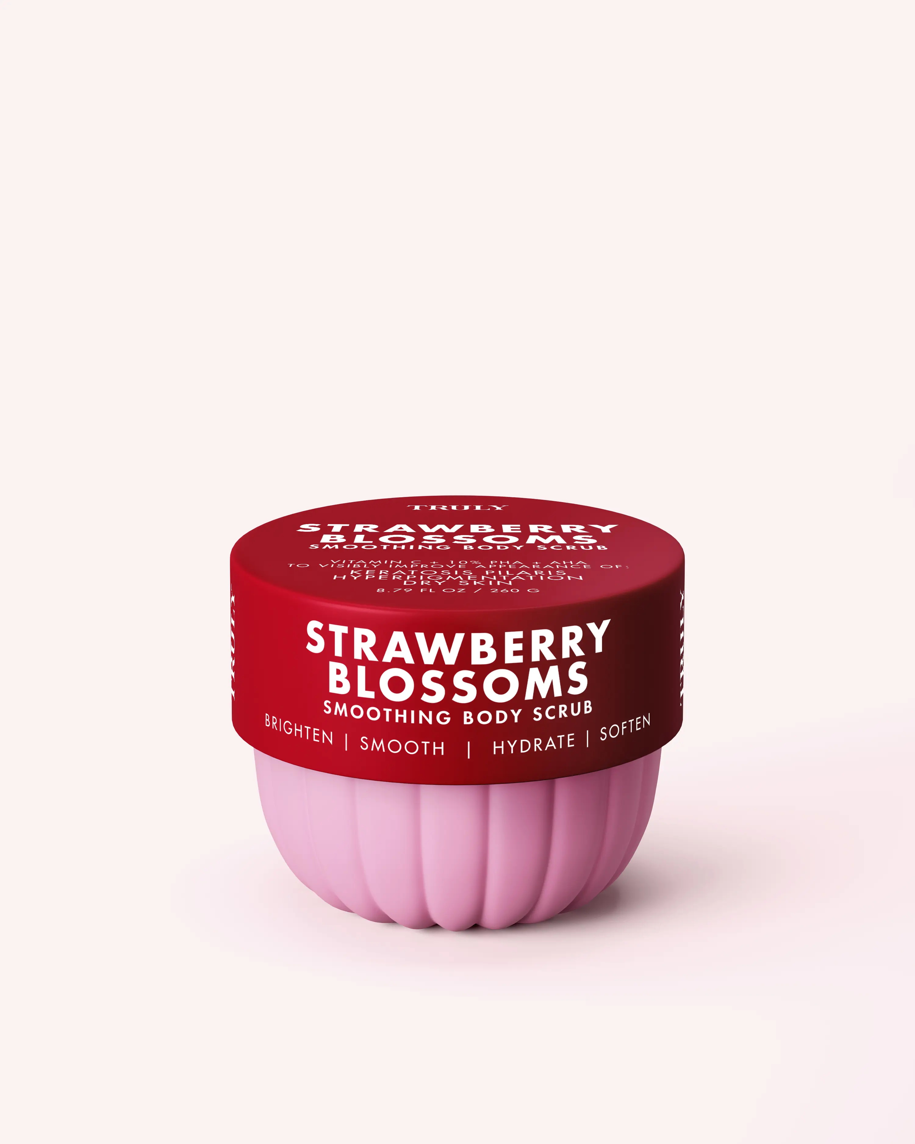 Strawberry Blossoms Exfoliating Body Scrub with Vitamin C + 10% PHA + AHA