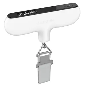 Ultrean High-Precision Luggage Scale, 110lb Large Capacity, Portable Suitcase & Baggage Scale with Anti-Slip Grip, Hook and Battery