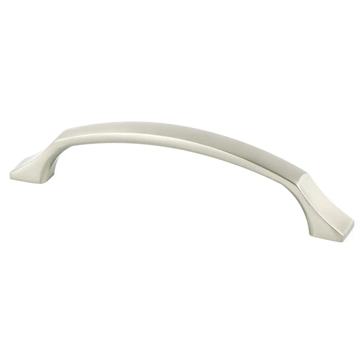 212 MAIN Century Edge Pull Door Hardware, 128 mm CC, Brushed Nickel Finish, with Included Mounting Screws