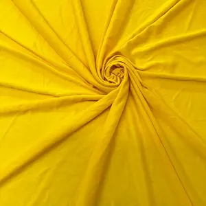 Yellow Stretch ITY Fabric